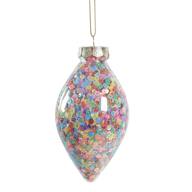 Adorno Navideño Olivo Tornasol 12 Cm