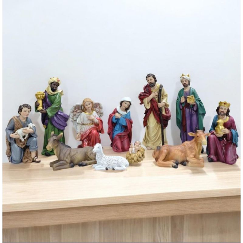 Set de 11 Figuras de Nacimiento Navideño