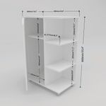 Mueble Multiusos July Blanco 60x90 Cm