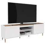Rack Buffalo 2 Puertas Blanco 180X56Cm