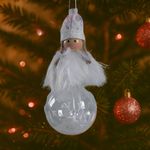 Bomba Diseño Angel Transparente Blanca