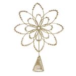 Punta para Árbol Flor Dorada 25 Cm