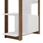 Librera Zuriche 3 Puertas Blanco y Café