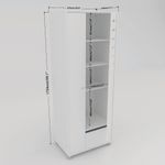 Mueble para Lavandería Ricky 2 Puertas Blanco