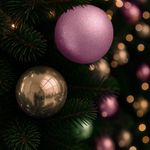 Set de 8 Bombas Navideñas  Pasteles 8 cm