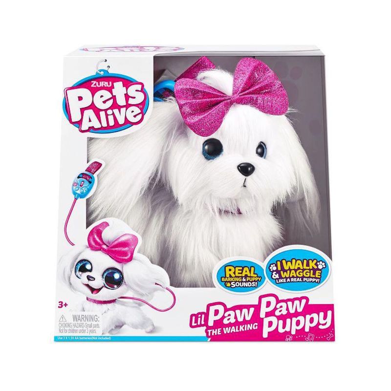 Cachorro Interactivo Lil' Paw Paw Camina y Ladra
