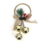 Decoración de Cascabeles Dorados 20 Cm