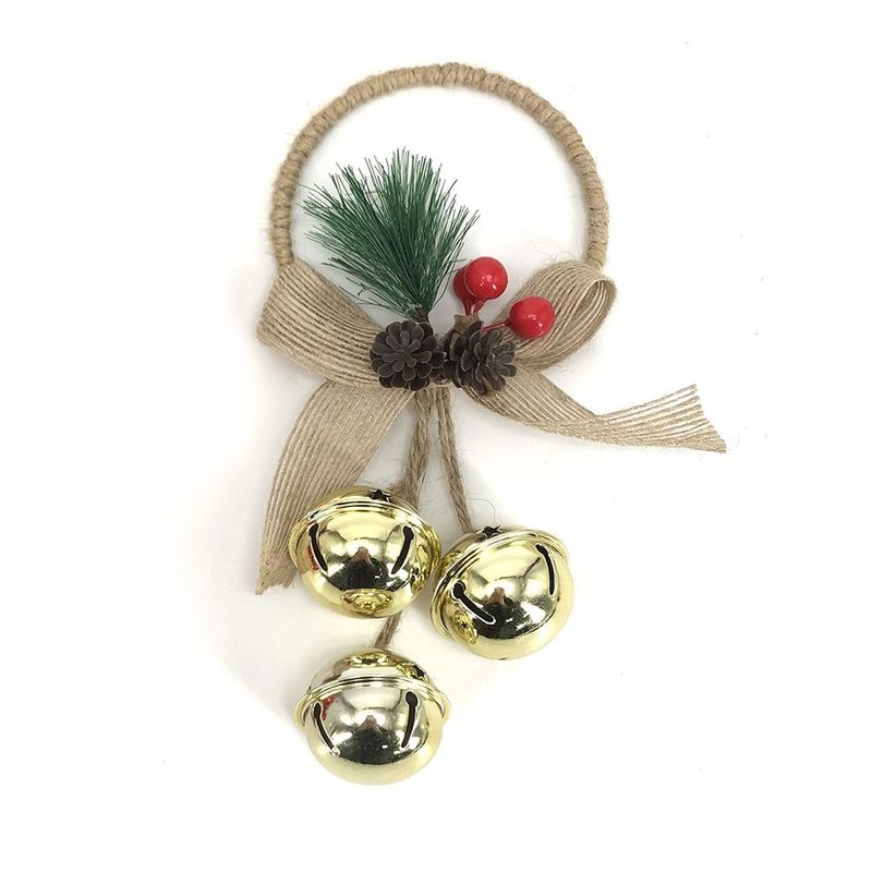 Decoración de Cascabeles Dorados 20 Cm