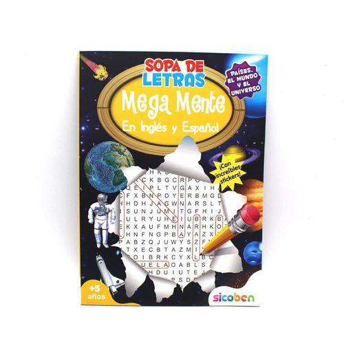 Libro de Actividades Mega Mente Sopa de Letras