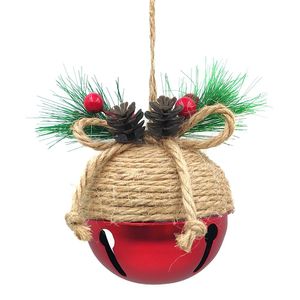 Cascabel Rojo Decorado 8Cm