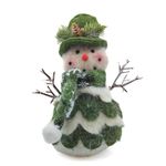 Muñeco de Nieve Verde 26 Cm