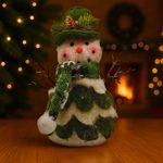 Muñeco de Nieve Verde 26 Cm