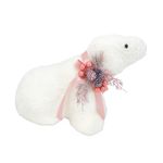 Oso Polar Decorativo con Detalles en Rosa