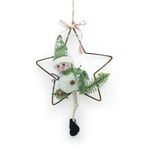 Muñeco Frosty Colgante con Estrella