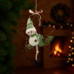 Muñeco Frosty Colgante con Estrella