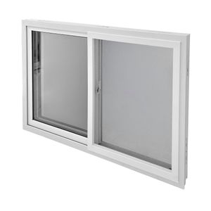 Ventana PVC S80+ Corrediza Low-E 150x100 cm Blanca con Cedazo