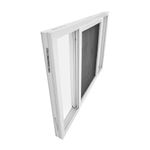 Ventana Corrediza PVC Blanca con Mosquitero y Vidrio Low E