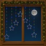 Cortina Micro LED con Estrellas para Interior 242 Luces