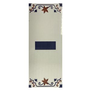 Decorativo Cerámico de Guión tipo Talavera 7.5x18 Cm