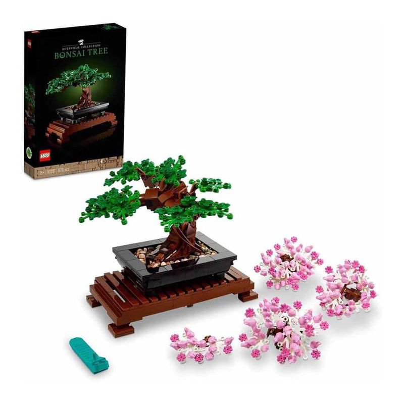 LEGO Icons Bonsái Árbol de La Colección Botanical 878 Piezas