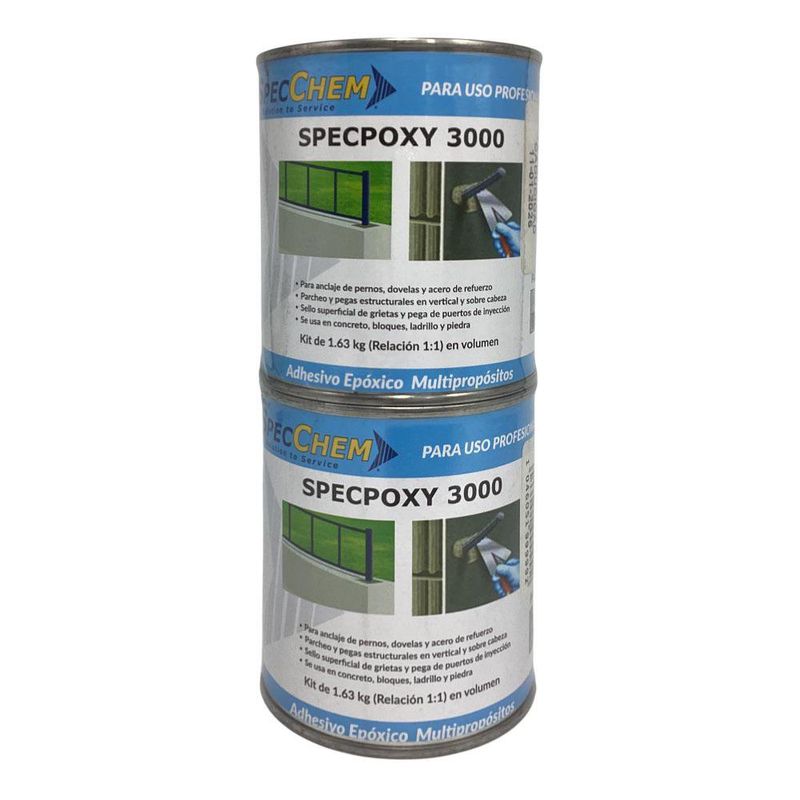 Kit de Adhesivo Epóxico Specpoxy 3000 1/4 Gal