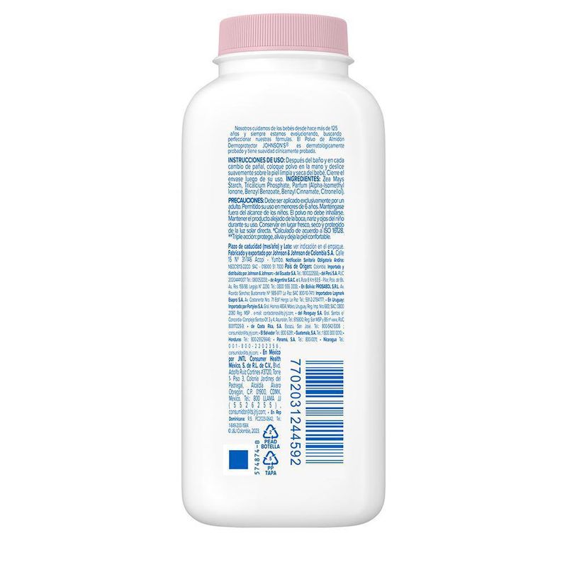 Bote de Talcos Dermoprotect Original 200 G - Johnson & Johnson