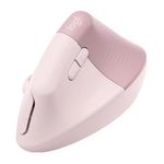 Mouse Ergonómico Vertical Rosado - Logitech