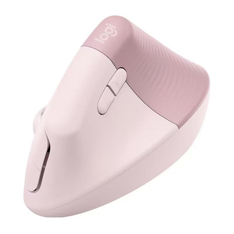 Mouse Ergonómico Vertical Rosado - Logitech