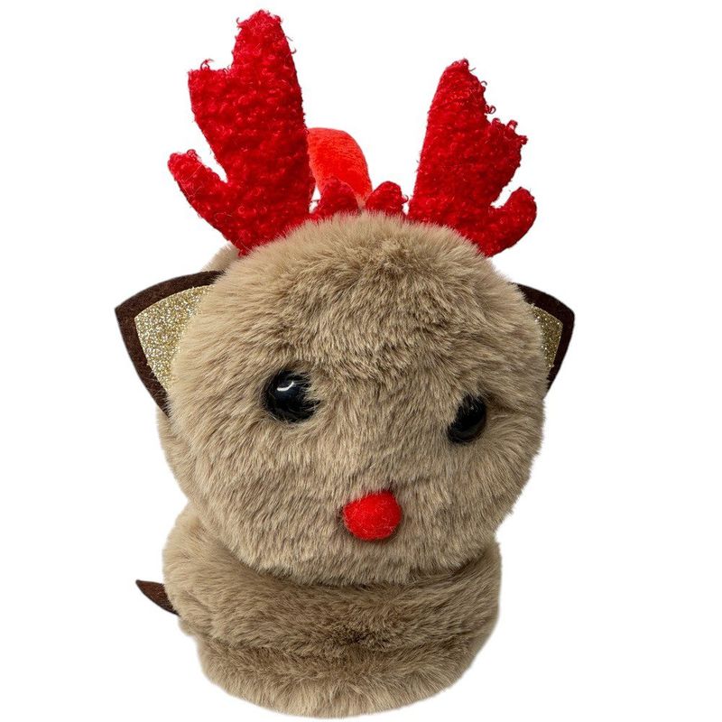 Orejeras con Diseño de Reno Café