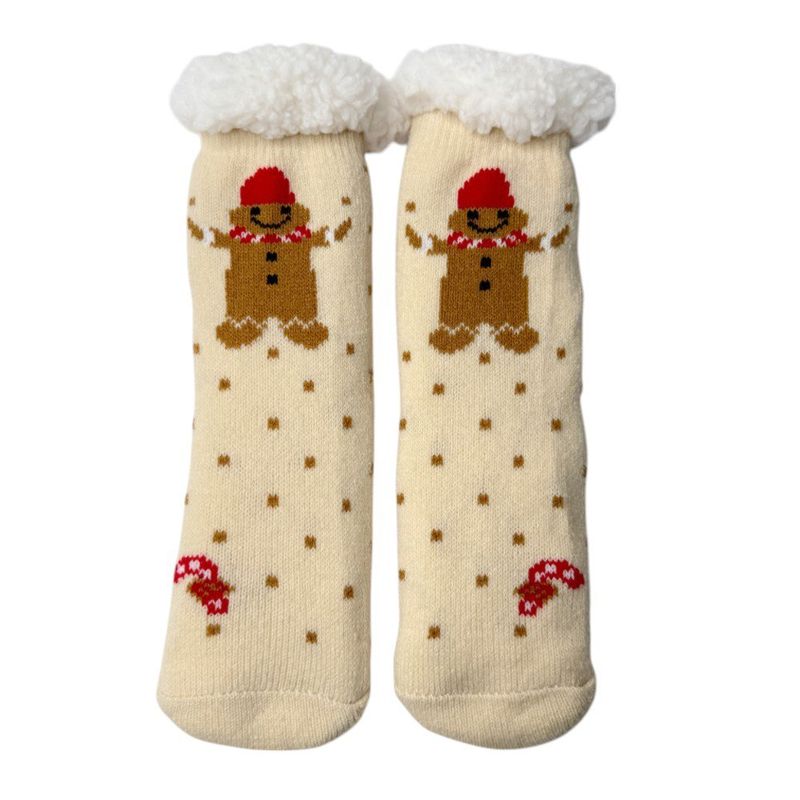 Calcetas con Diseño Galleta de Jengibre