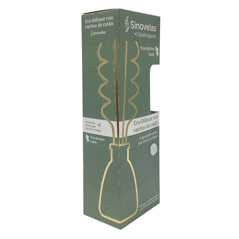 Eco Difusor con Varitas  Aroma Eucalipto