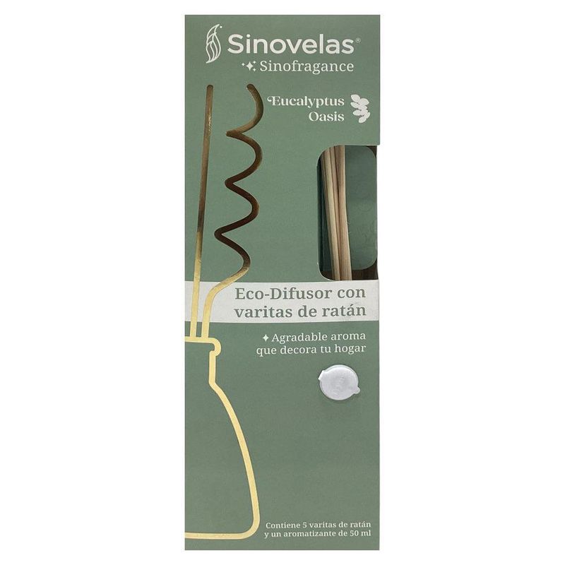 Eco Difusor con Varitas  Aroma Eucalipto