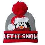 Gorro Infantil Navideño Pingüino