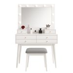 Tocador Hollywood Blanco con Luz