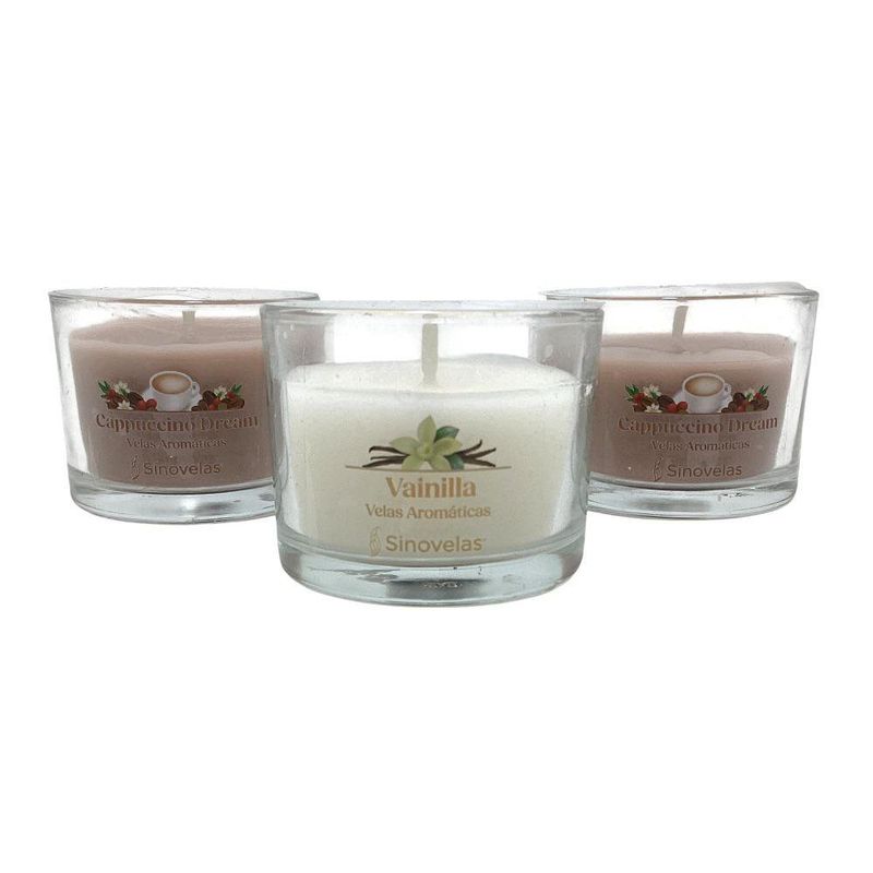 Set de 3 Veladoras aromáticas sin Humo