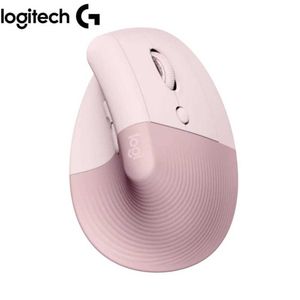 Mouse Ergonómico Vertical Rosado - Logitech