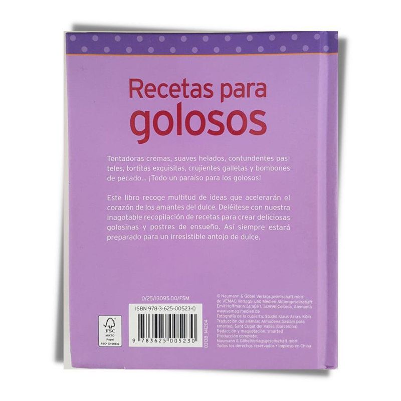 Minilibro de Cocina Recetas para Golosos