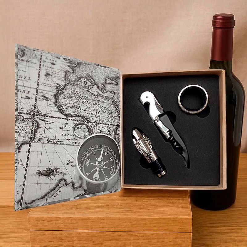 Juego de 3 Accesorios para Vino