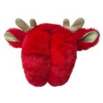 Orejeras Rojas con Diseño de Reno