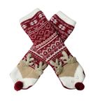 Calcetas con Diseño Navideño de Reno