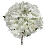 Hortensia Artificial Decorativa Blanca