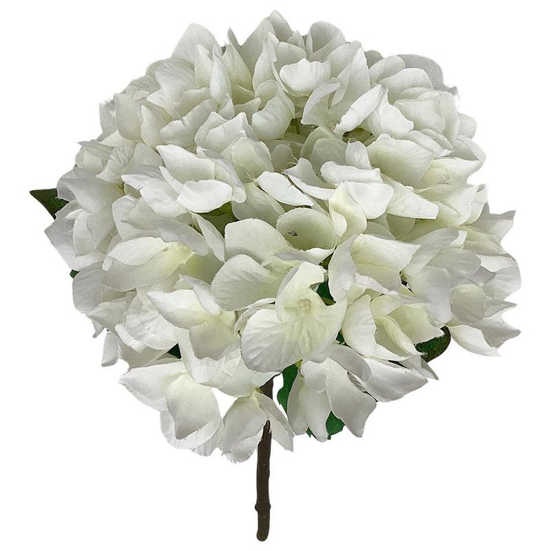 Hortensia Artificial Decorativa Blanca