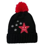 Gorro Infantil Negro con Estrella