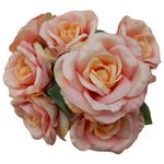 Ramo de Rosas Decorativas Rosado 45 Cm