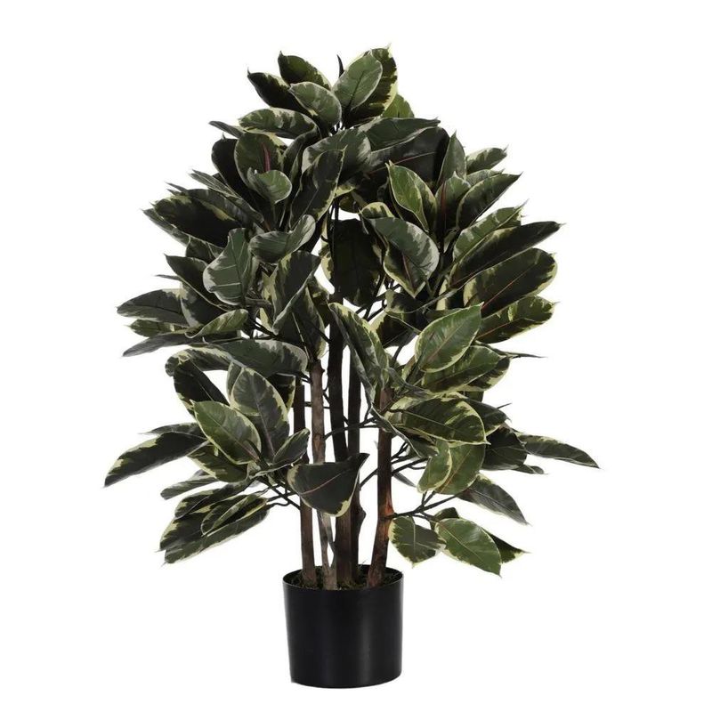 Planta Decorativa Artificial Ficus Bicolor