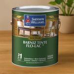 Barniz Tinte Sher-Wood Flo-Lac Poliuretano para Madera