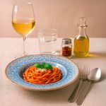 Plato para Pasta Frost Azul