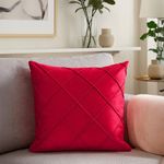 Cojín Relleno Decorativo Rojo
