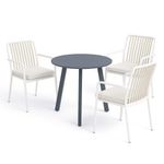 Set de Comedor Rob 4 Piezas Blanco