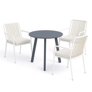 Set de Comedor Rob 4 Piezas Blanco